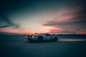 Ford GT limited edition print in frame