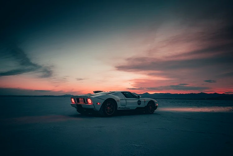 Ford GT limited edition print in frame