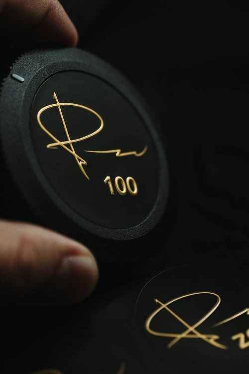 Close up of Signature Lens IDs sheet